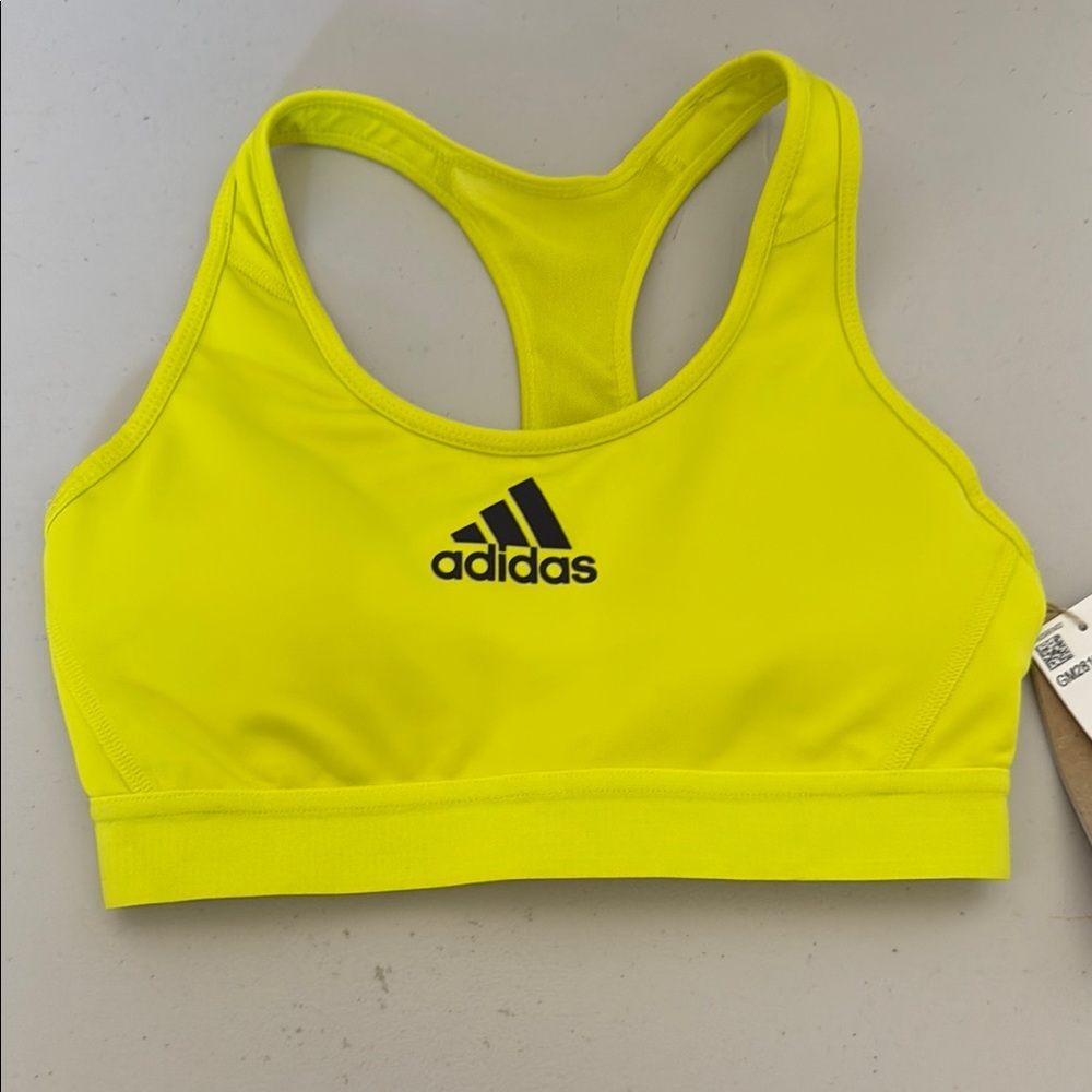 Adidas Yellow Sports Bra